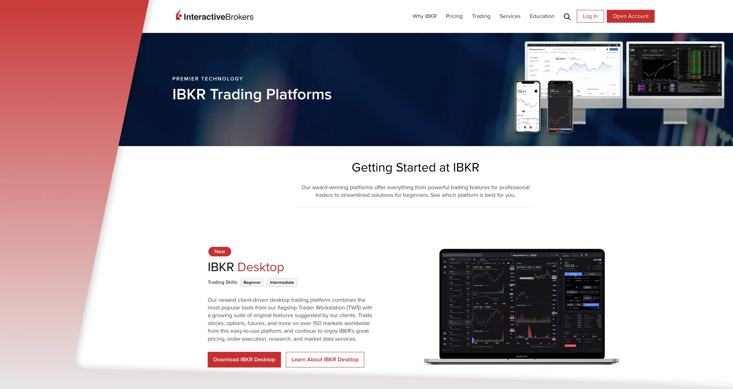 Screenshots Interactive Brokers 3